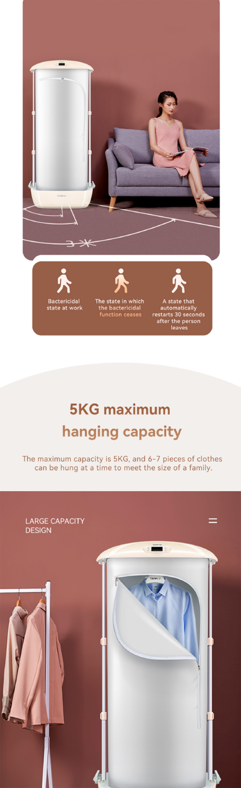 Smart Auto Uv Wrinkle Steam Iron Portable Folding Electric Clothes Dryer Smart Auto Uv Wrinkle Steam Iron Portable Folding Electric Clothes Dryer