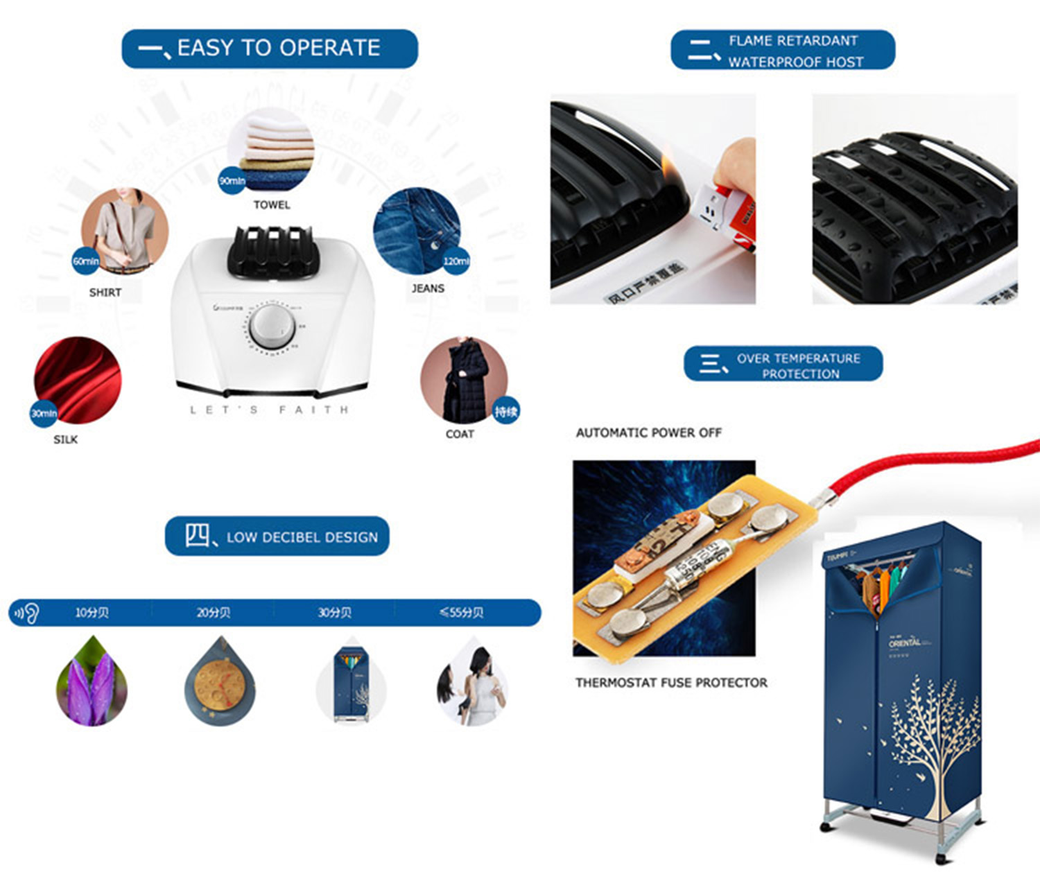 Stainless Steel Hot Air Clothes Drying with Strong Tube Stainless Steel Hot Air Clothes Drying with Strong Tube