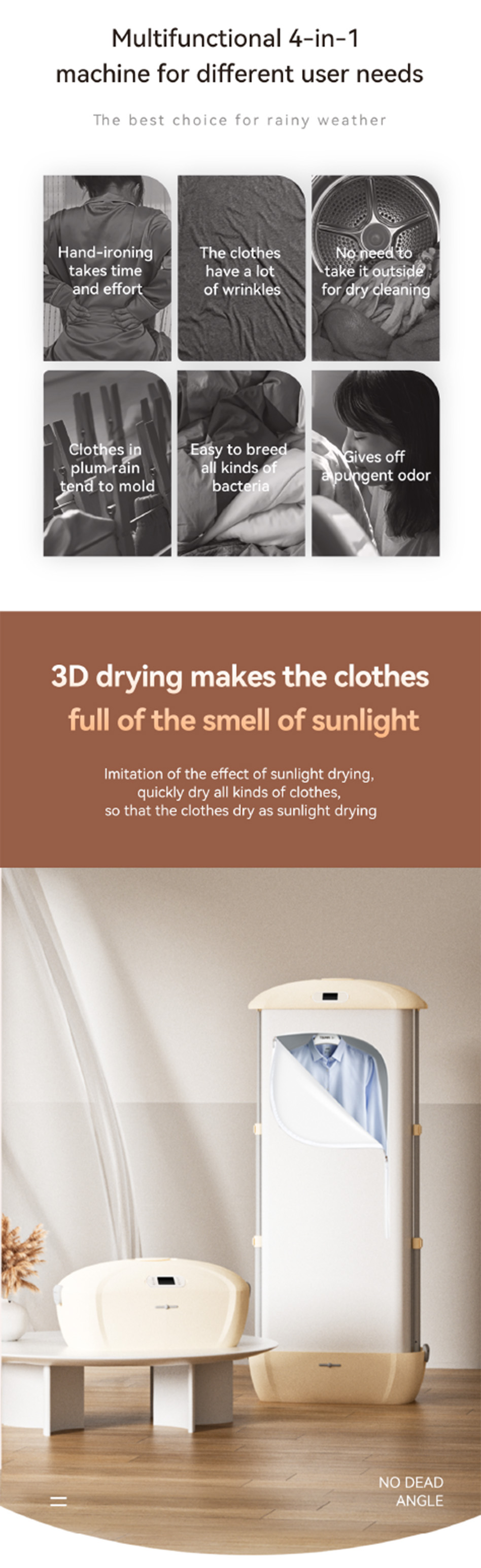 Smart Auto Uv Wrinkle Steam Iron Portable Folding Electric Clothes Dryer Smart Auto Uv Wrinkle Steam Iron Portable Folding Electric Clothes Dryer