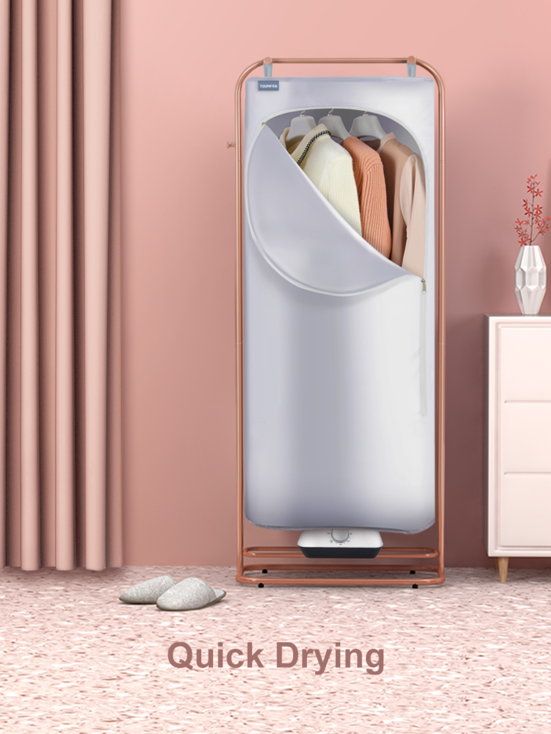 Portable Clothes Dryer with Fast Drying Mechanical Timer