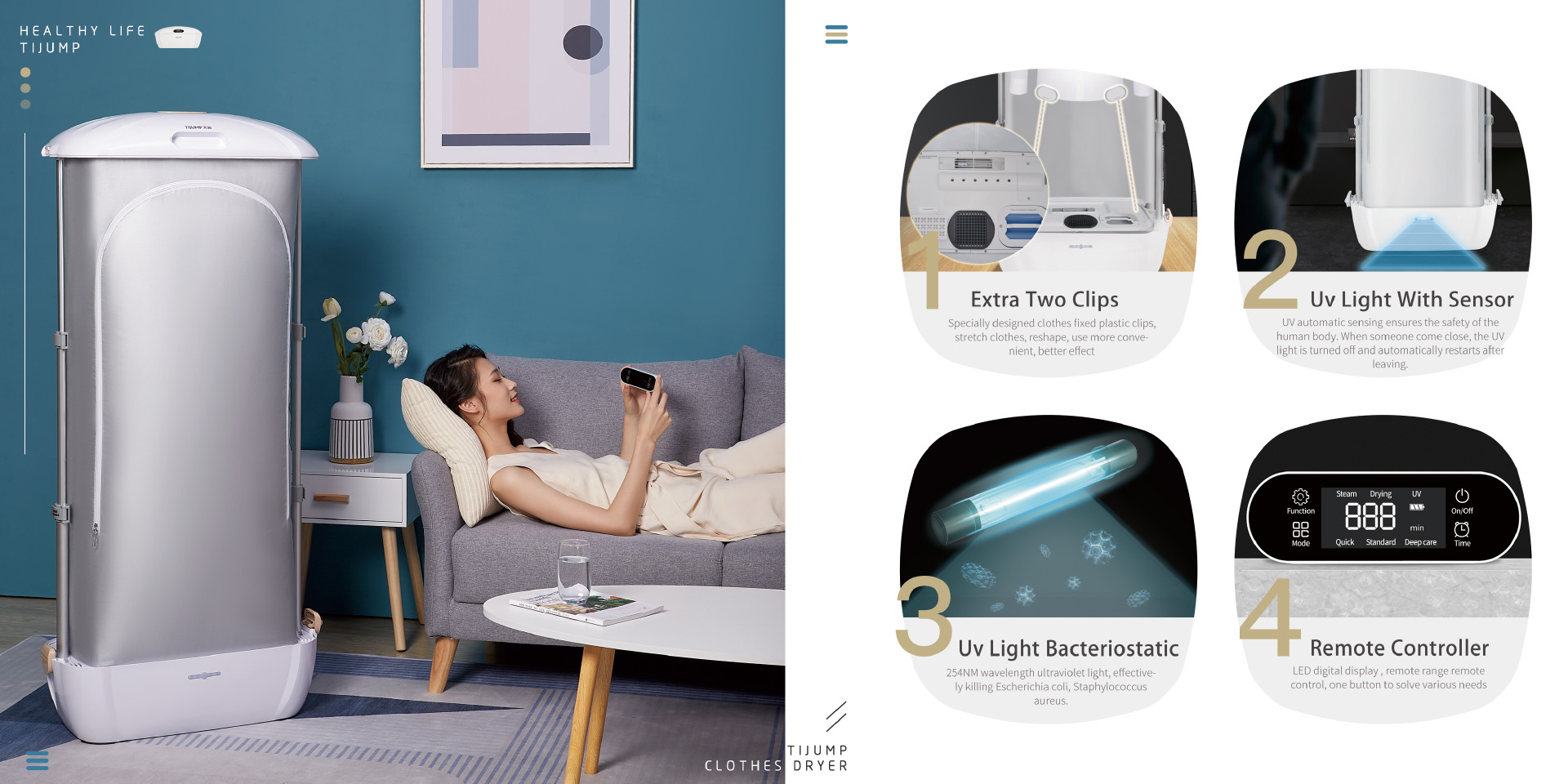 Automatic Wrinkle Removal Folding Portable Steam Iron Electric Clothes Dryer