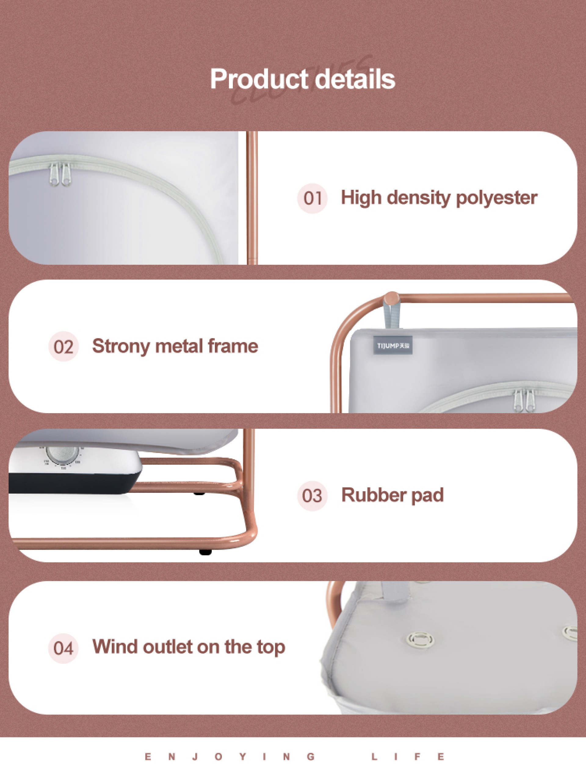Portable Clothes Dryer with Fast Drying Mechanical Timer